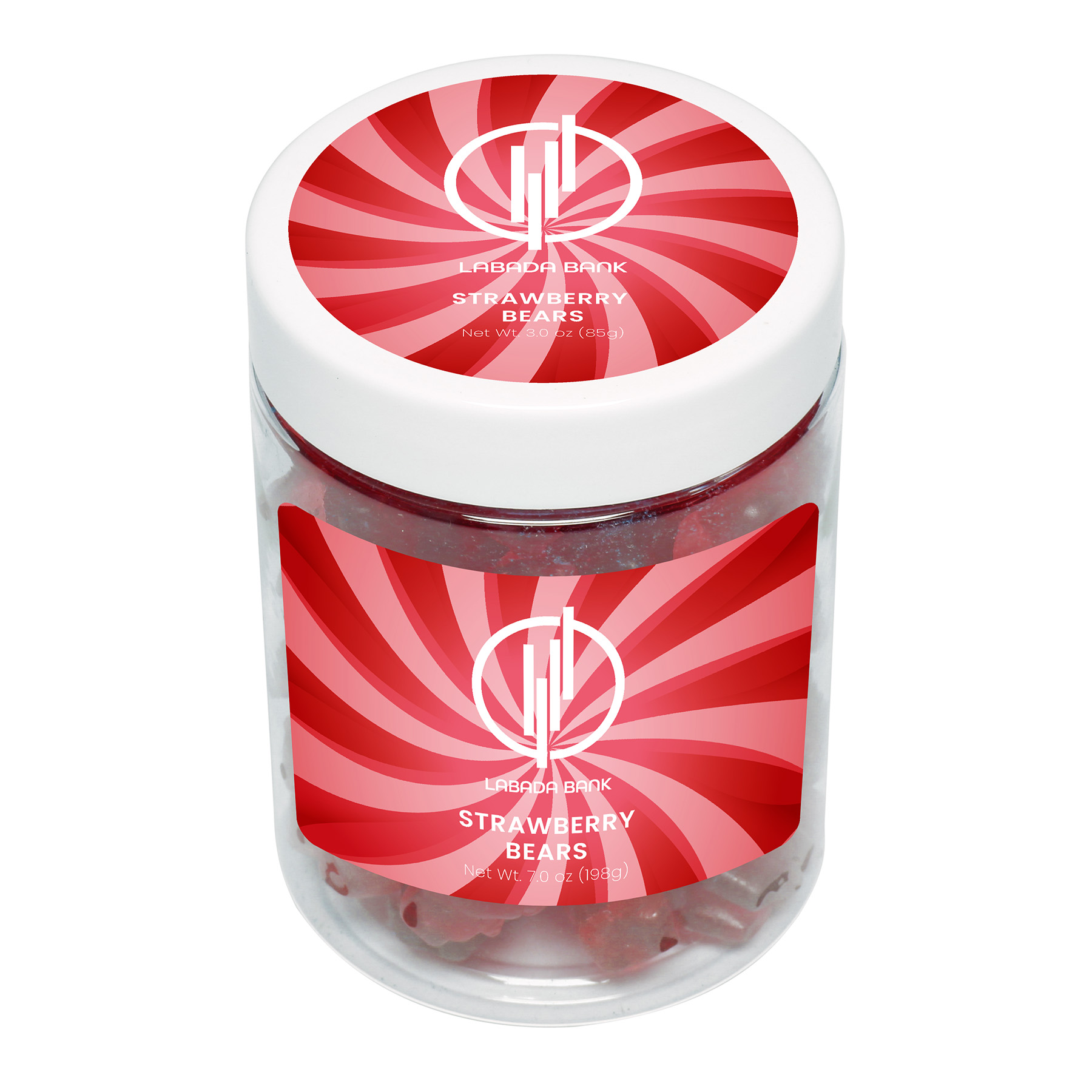 Albanese® Strawberry Gummi Bears: Large Jar 8