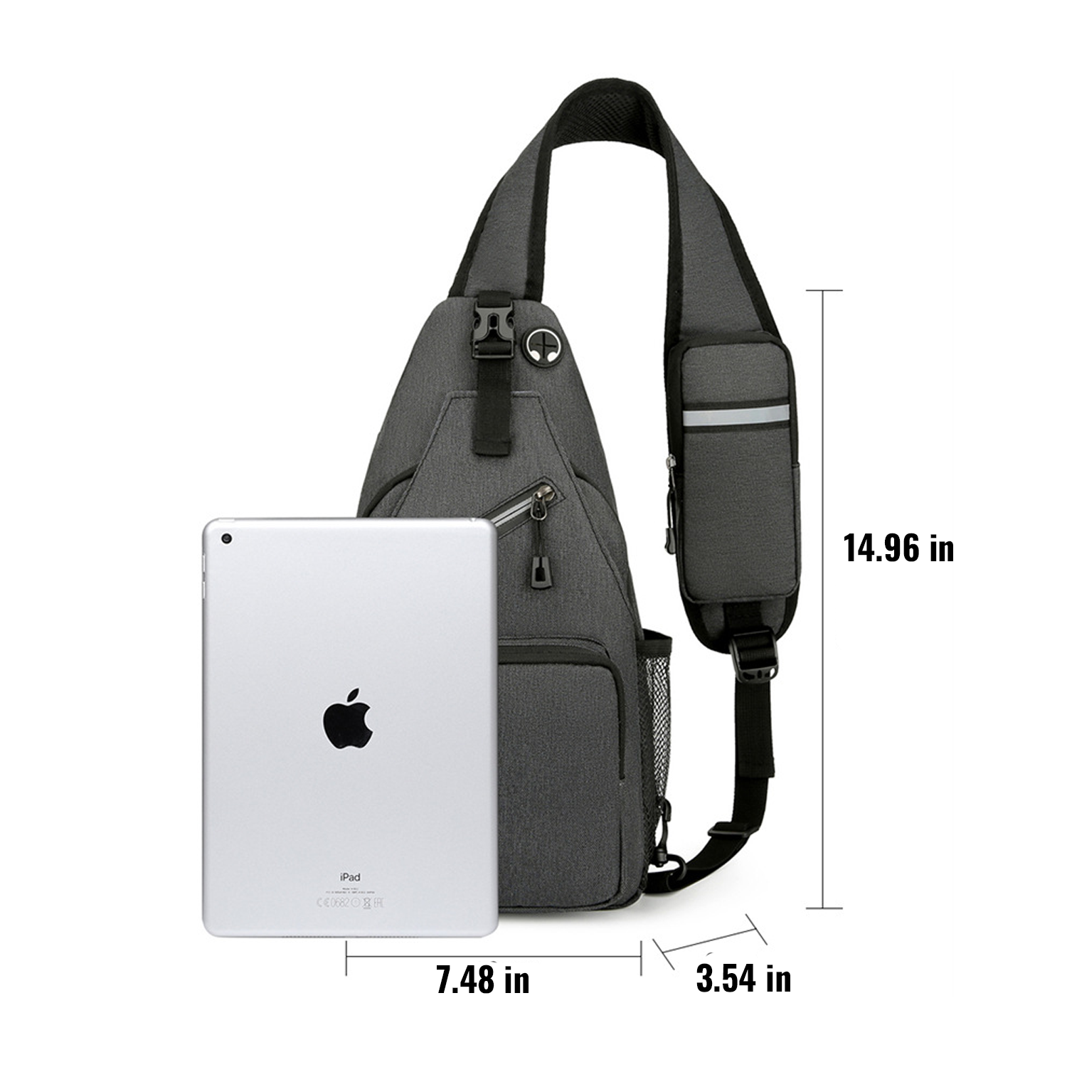 Waterproof Sling Crossbody Chest Bag Travel Hiking Backpack 2