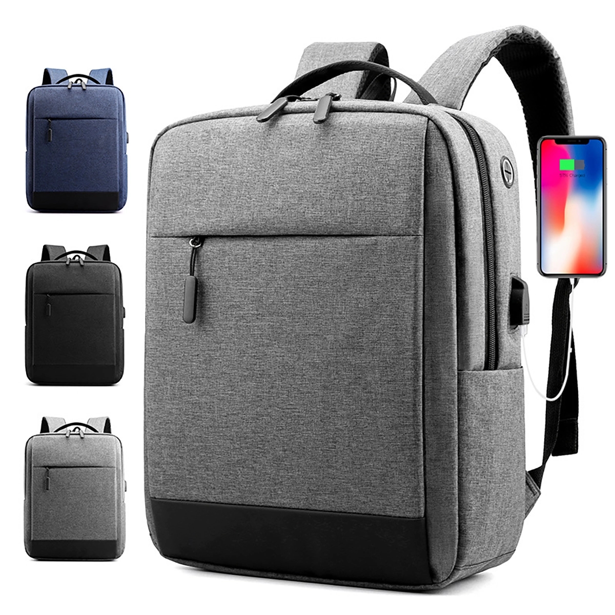Laptop Backpack With Earphone Jack And Usb Charging Port 3