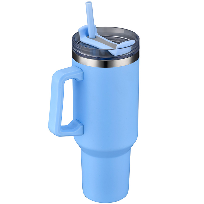 40oz. Travel Mug with Handle and Straw 17
