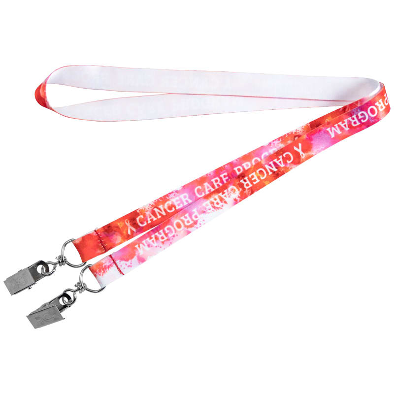Open Ended Double Clip Full Color Lanyards 31