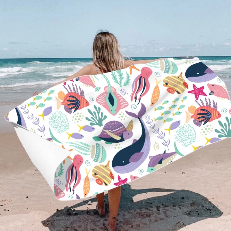 Custom Sand Free Beach Towel 8