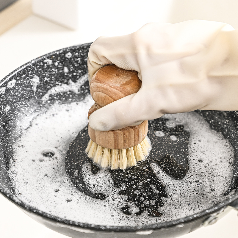 Wooden Kitchen Scrub Brush 2