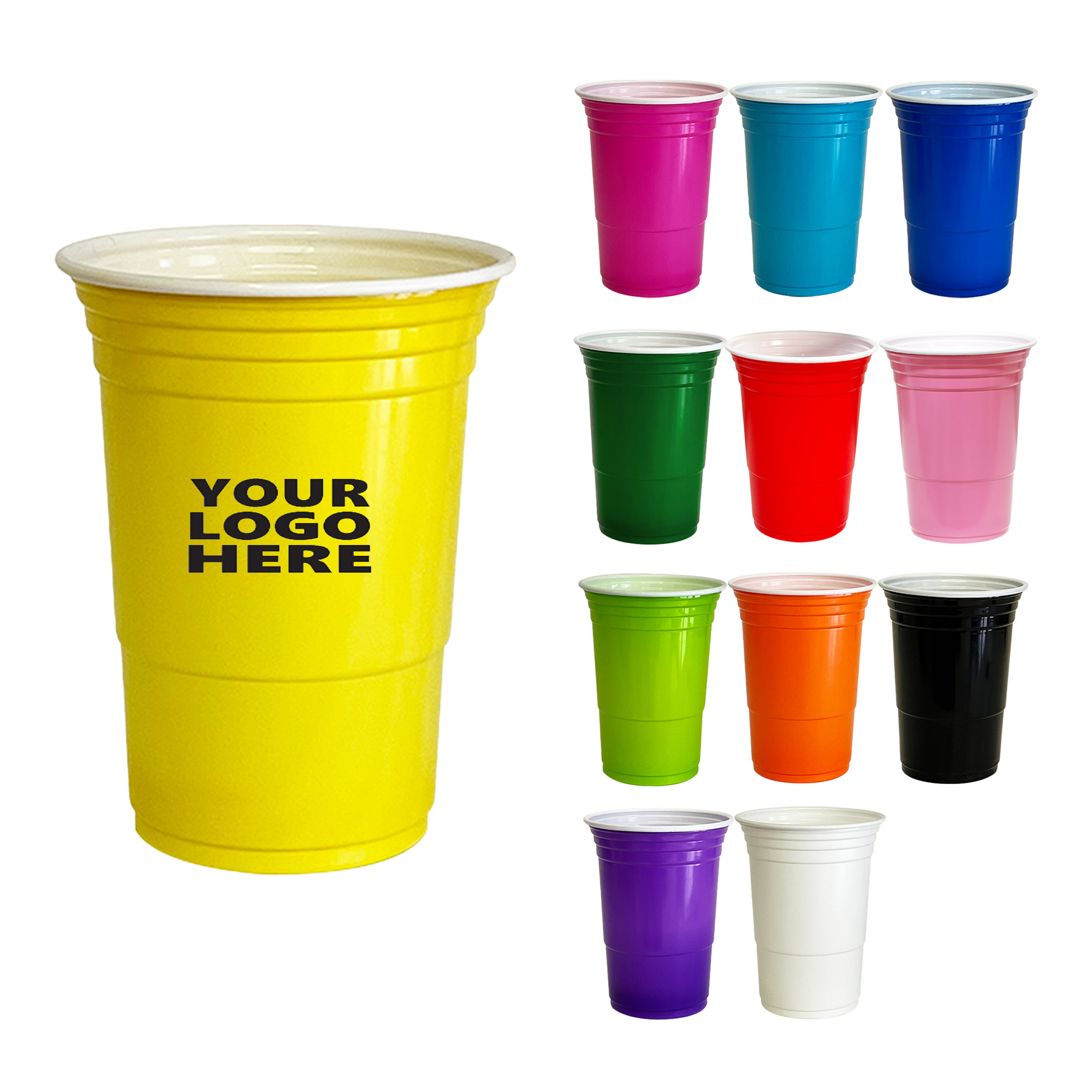 16oz Plastic Party Cups 2