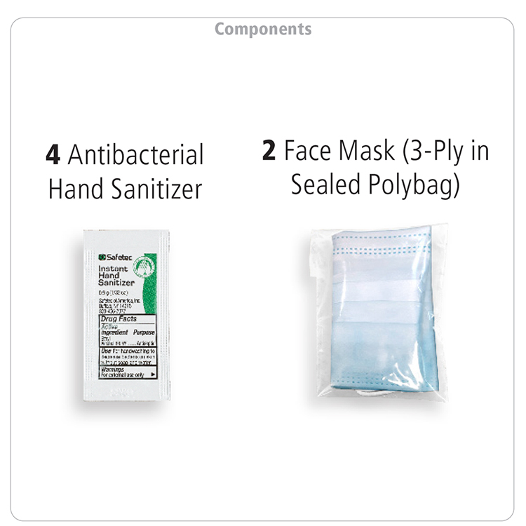 "TRITON" 6 Piece Easy Safety First Kit In Zipper Pack 7