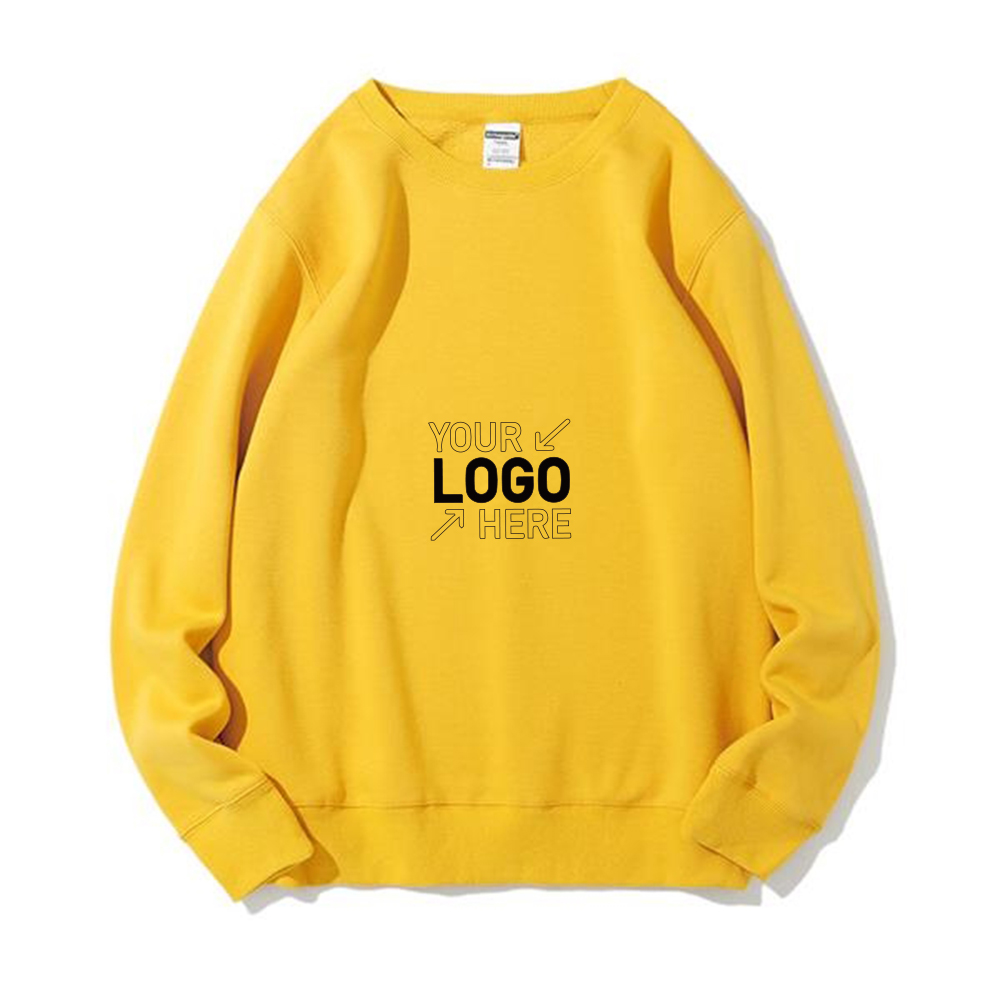 Crewneck Cotton&Polyester Fleece Sweatshirts, custom hoodie or sweatshirt with logo imprint 4
