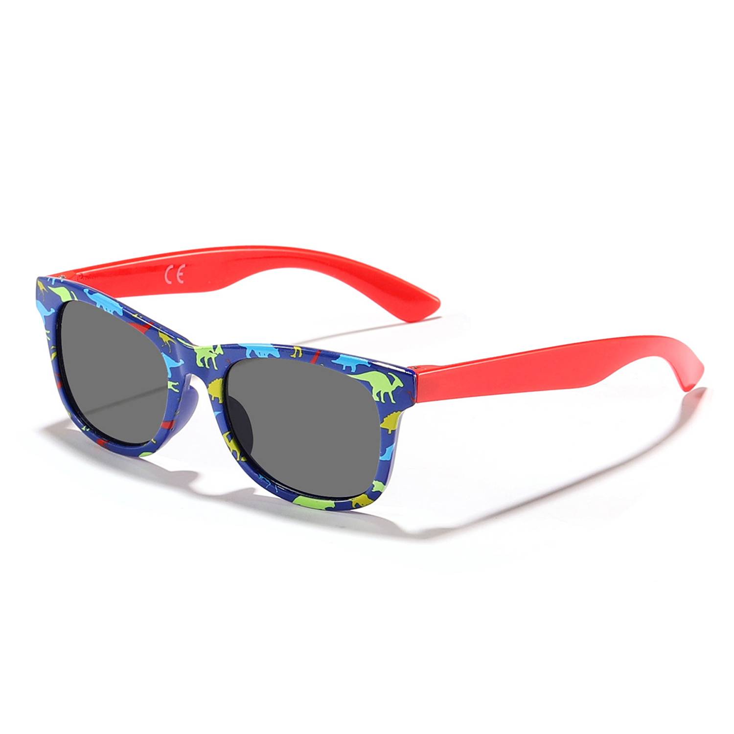 Stylish Kids Dino Square Sunglasses for Sun Protection 1