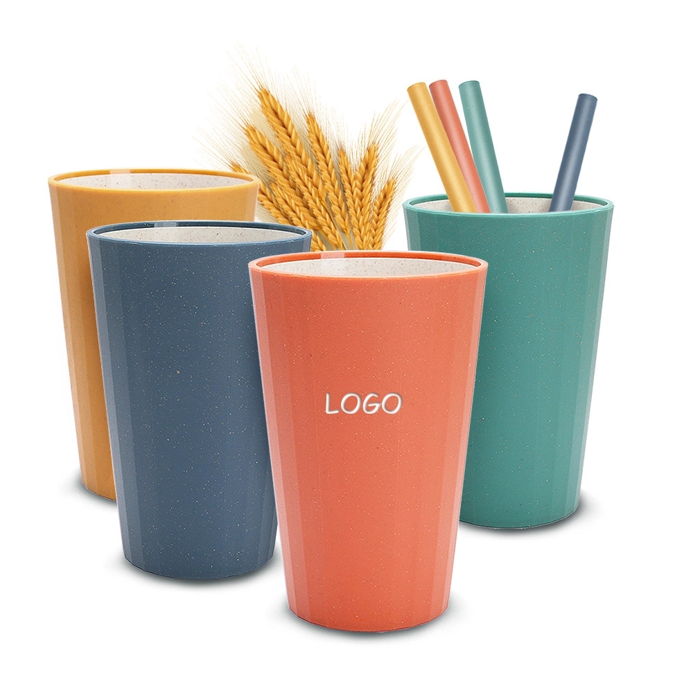 Double Layer Wheat Straw Cup 2