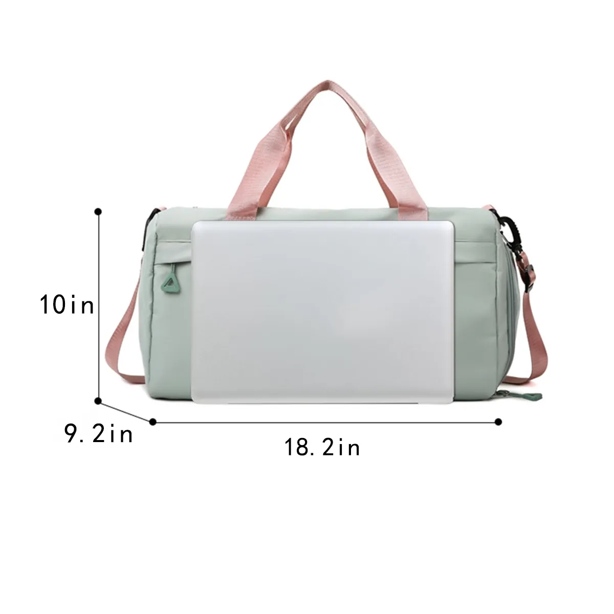 Water Proof Sport Gym Travel Bag With Shoe Compartment 7