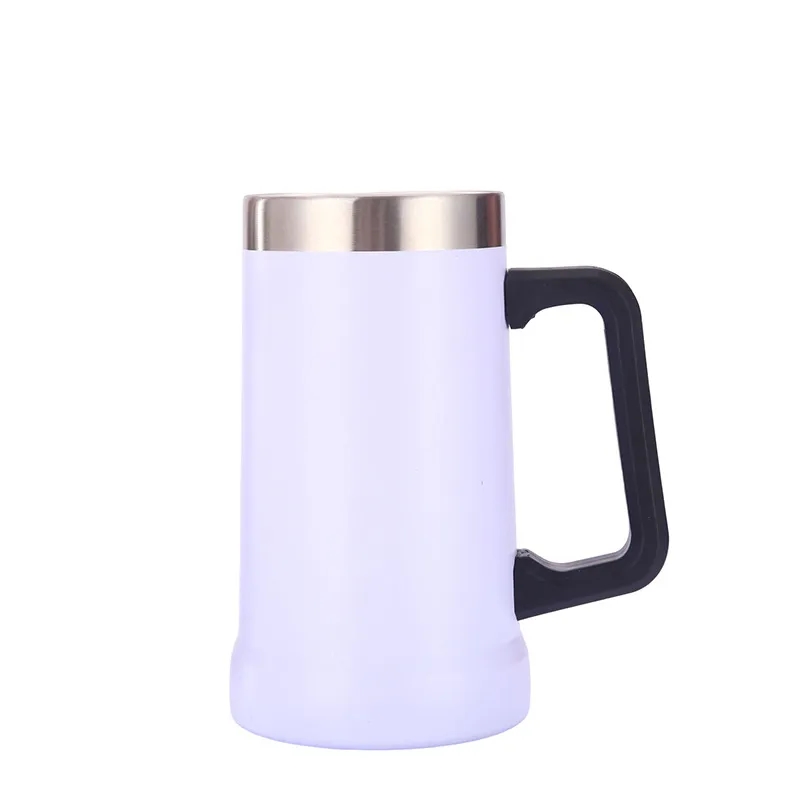 24oz Stainless Steel Beer Mug with Handle 6