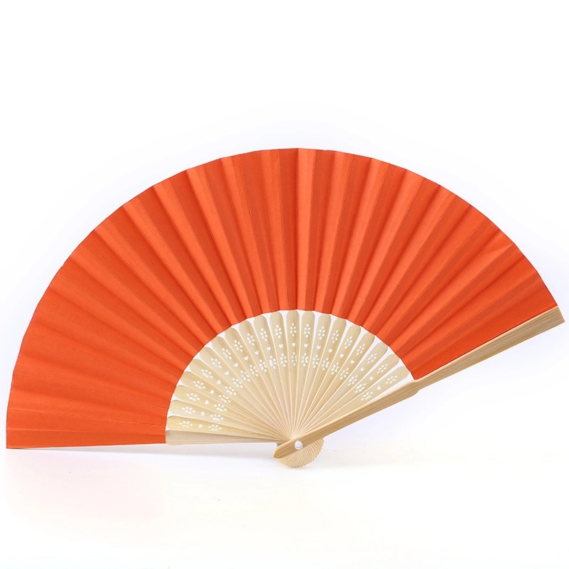 Full-color Folding Bamboo Paper Hand Fan 8