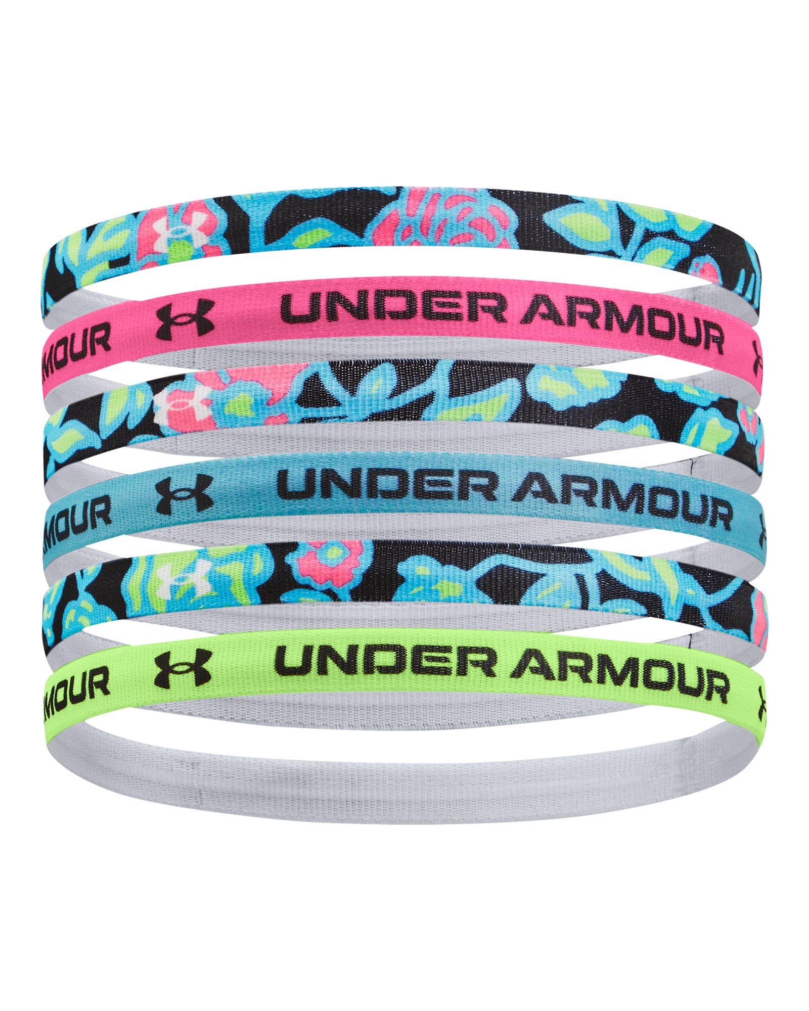 UA Graphic Girls' 6 Pack Headbands 21