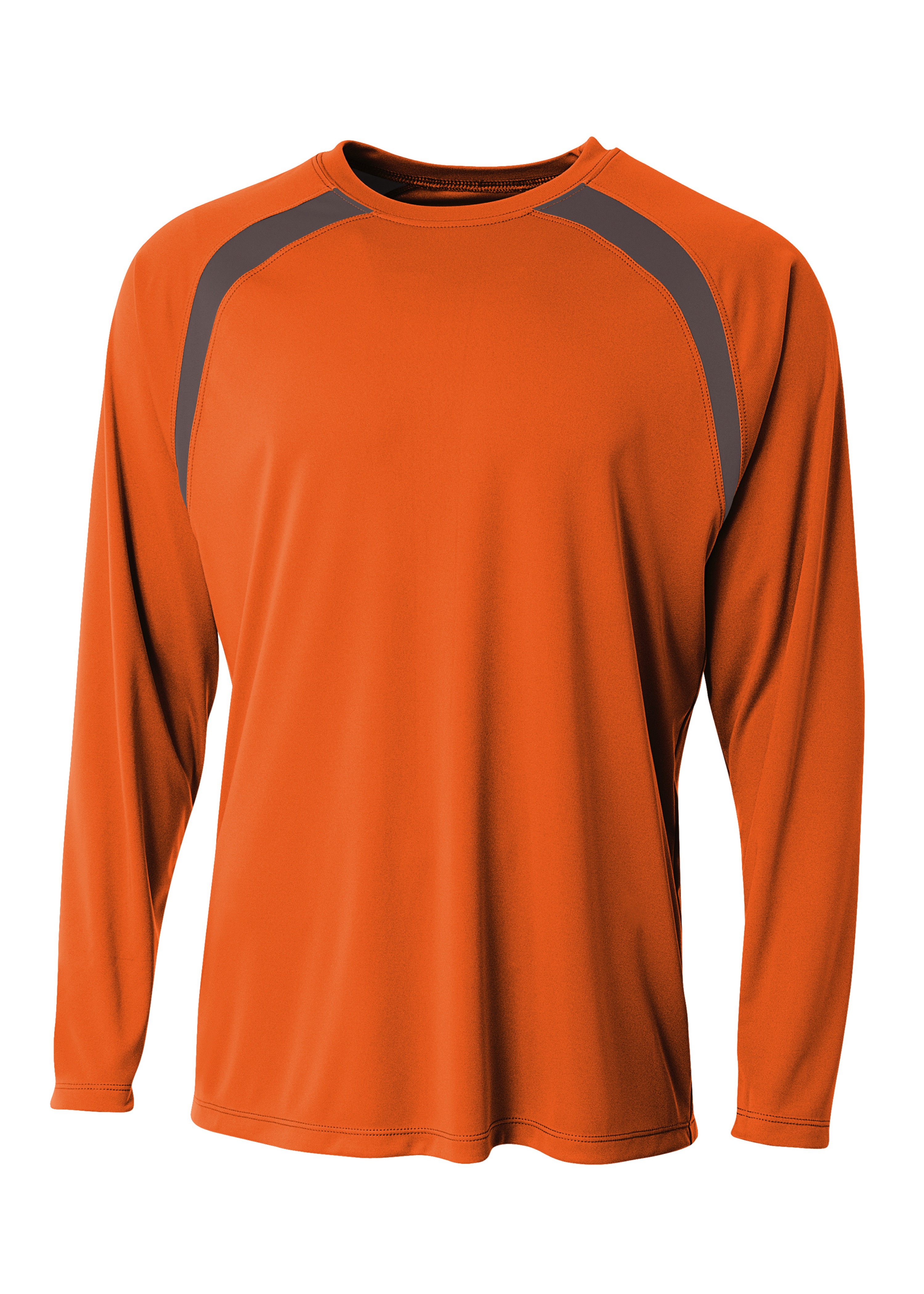 A4 Spartan Long Sleeve Color Block Crew 8