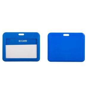 Slide Open Plastic Portrait Lanyard Card Holder 14