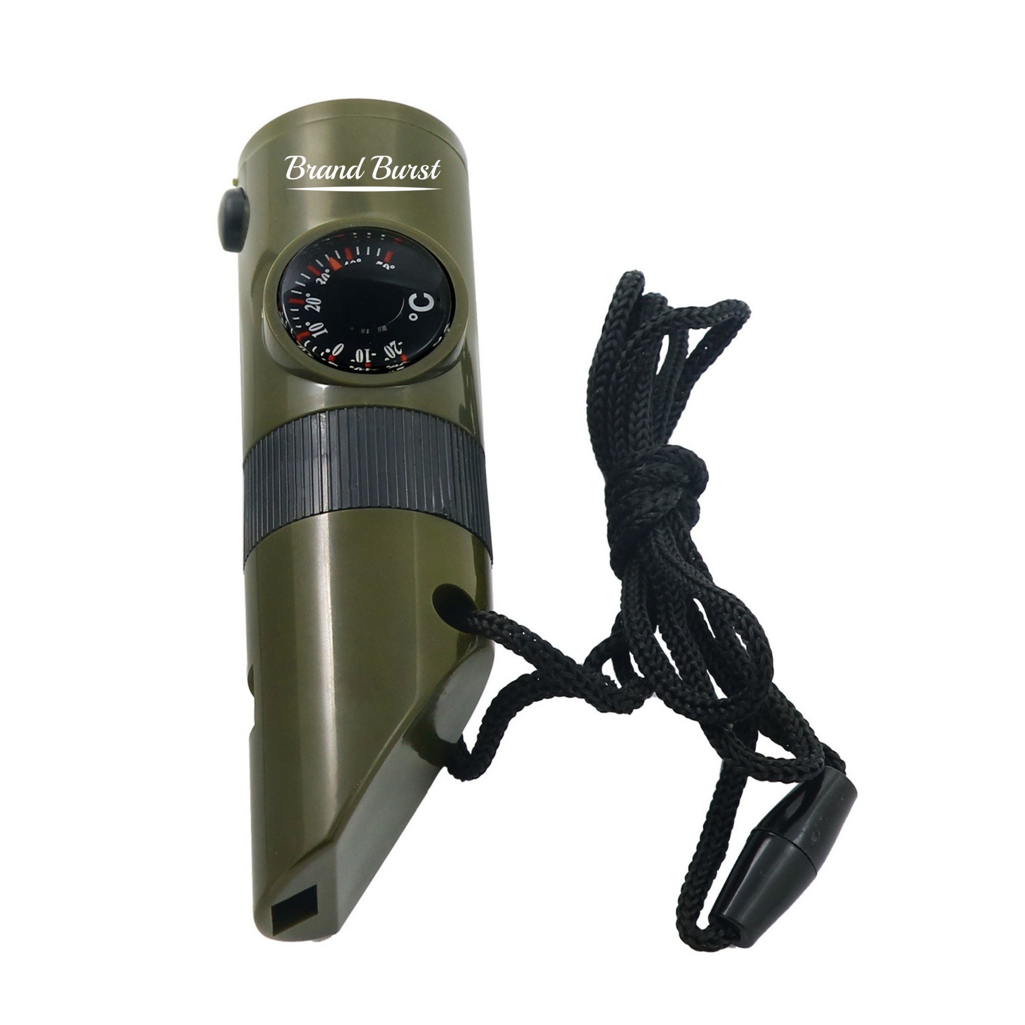 3-in-1 Emergency Whistles With Compass And Thermometer