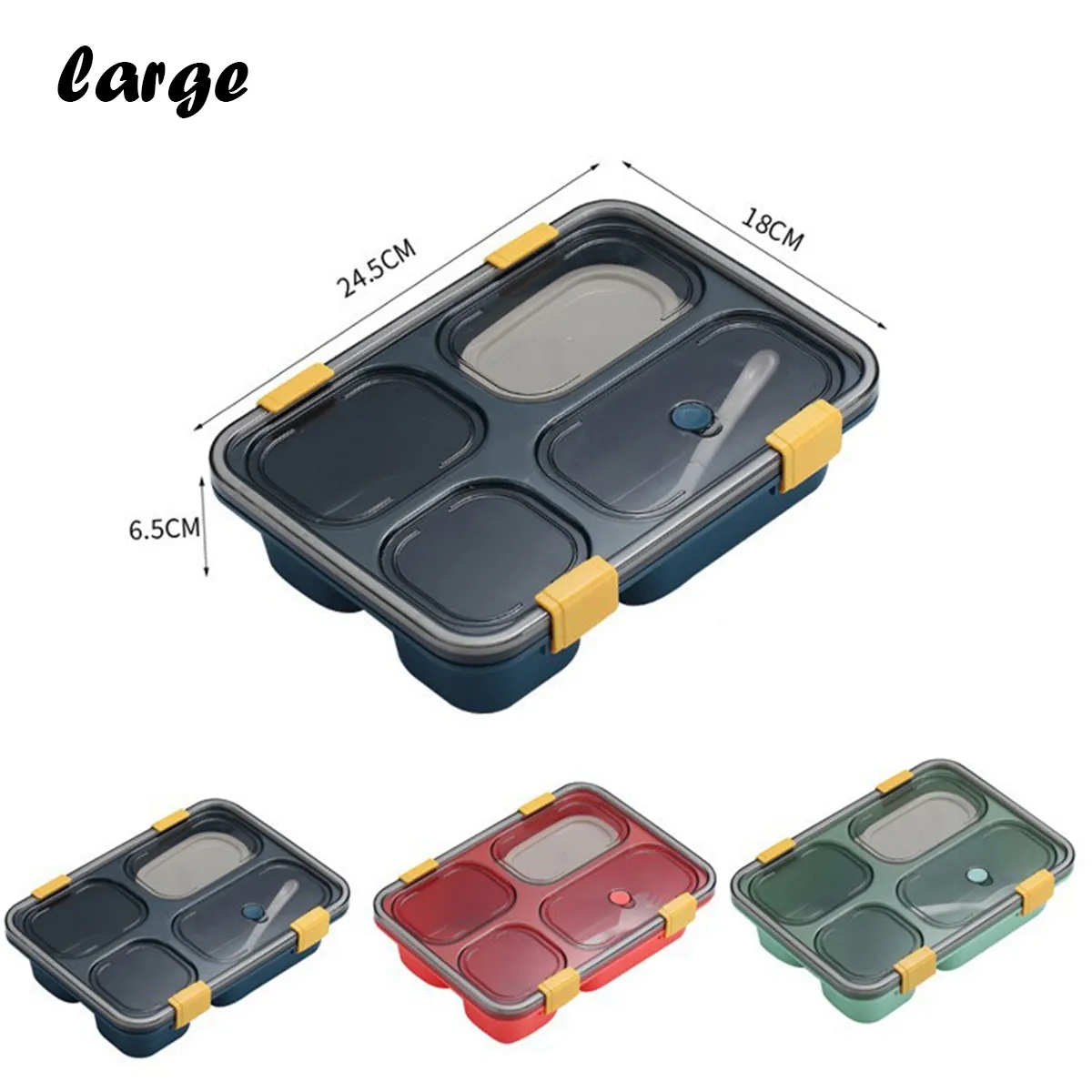 4 Compartment Containers Bento Box 3