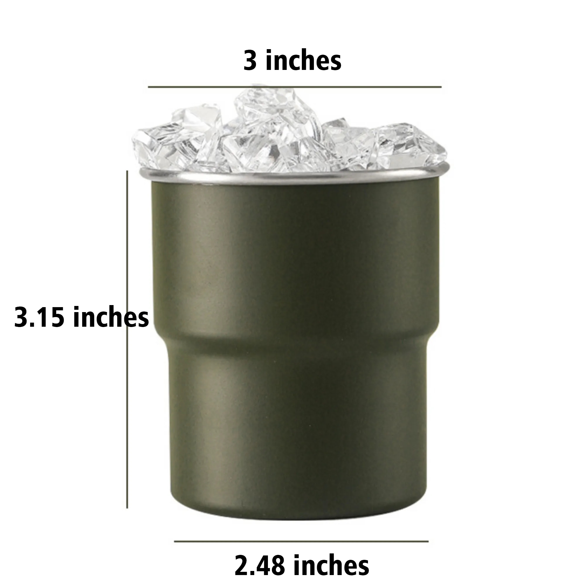 10 oz Stainless Steel Camping Cup 8
