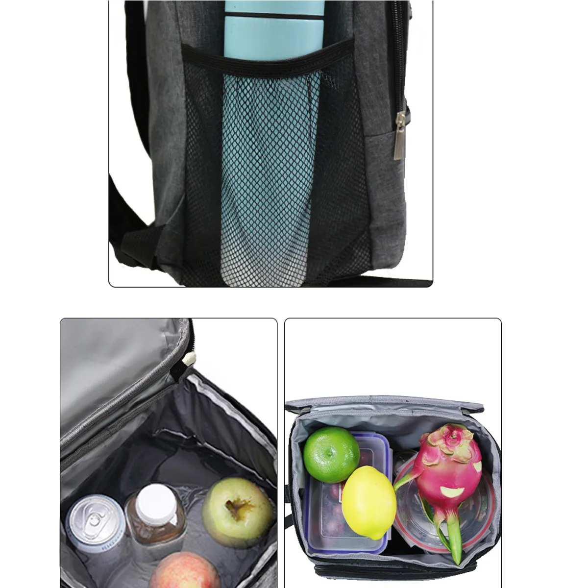 Camping Hiking Travel Insulated Backpack Storage Cooler 6