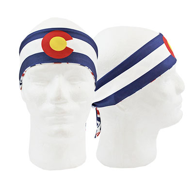 Full Color Athletic Headbands Warrior Wrap