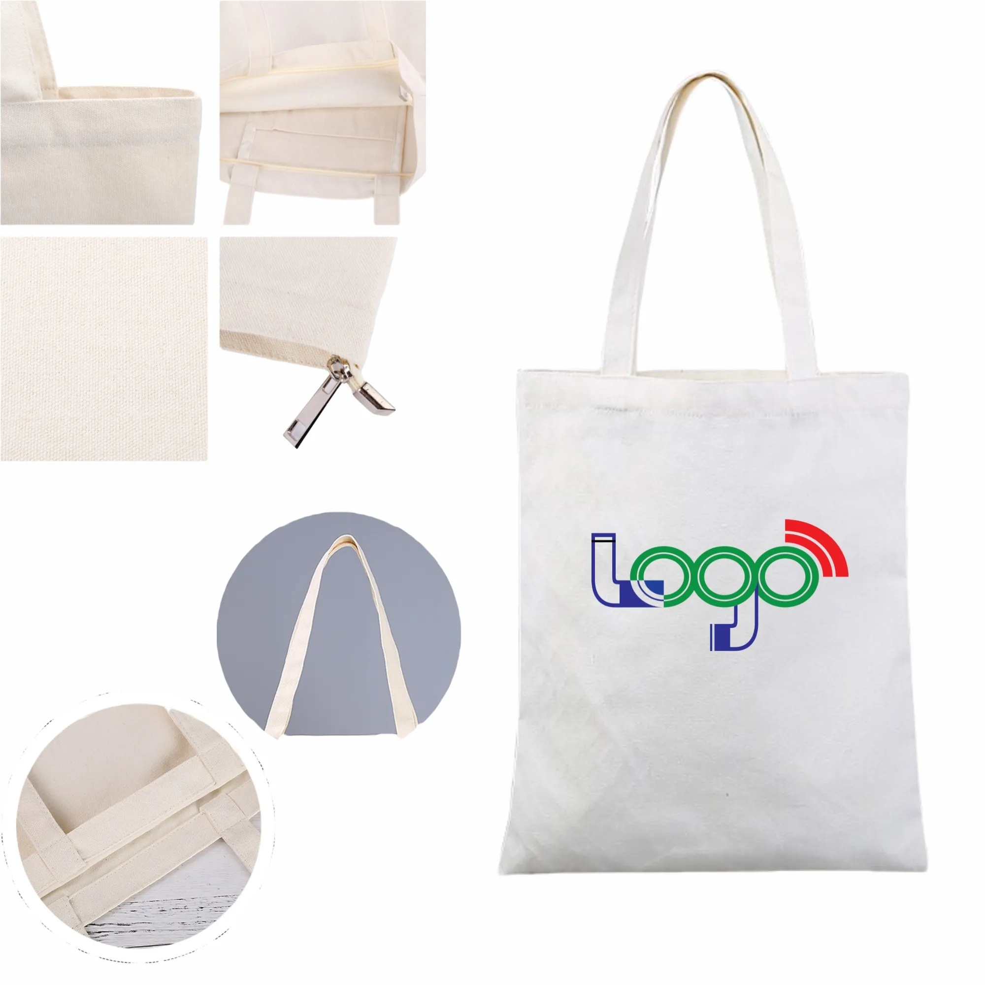 Canvas Tote Bag With Custom Logo
