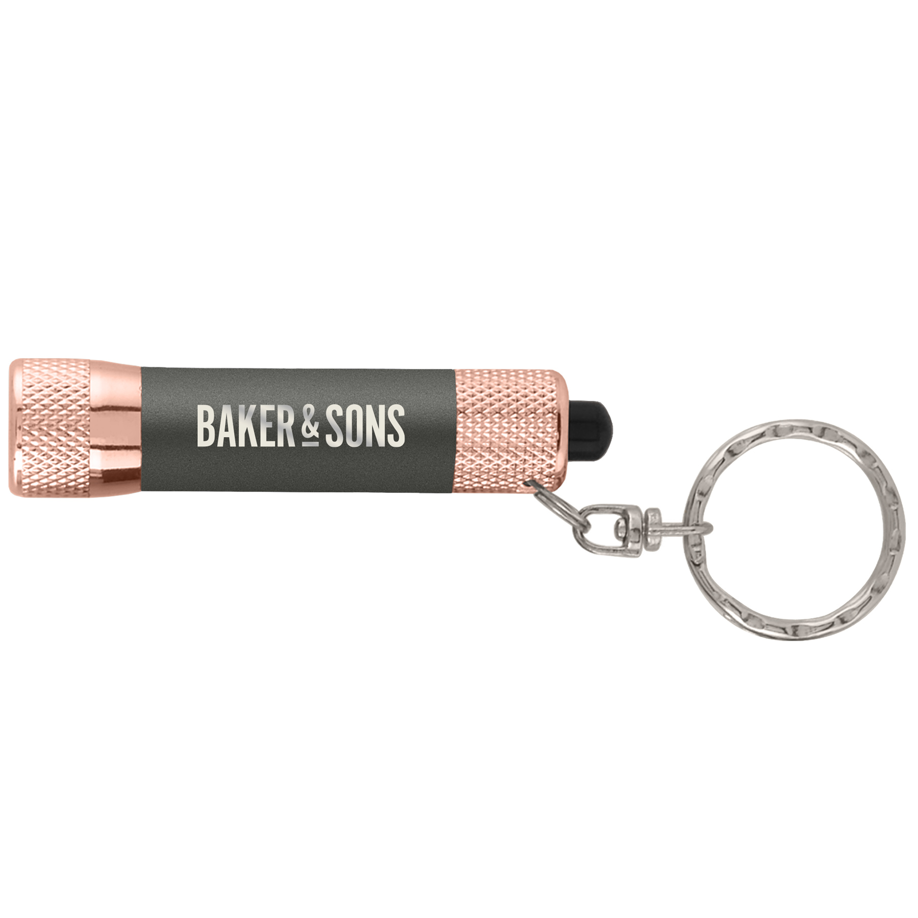 Chroma Softy Rose Gold Metallic - LED Flashlight with Keyring 13