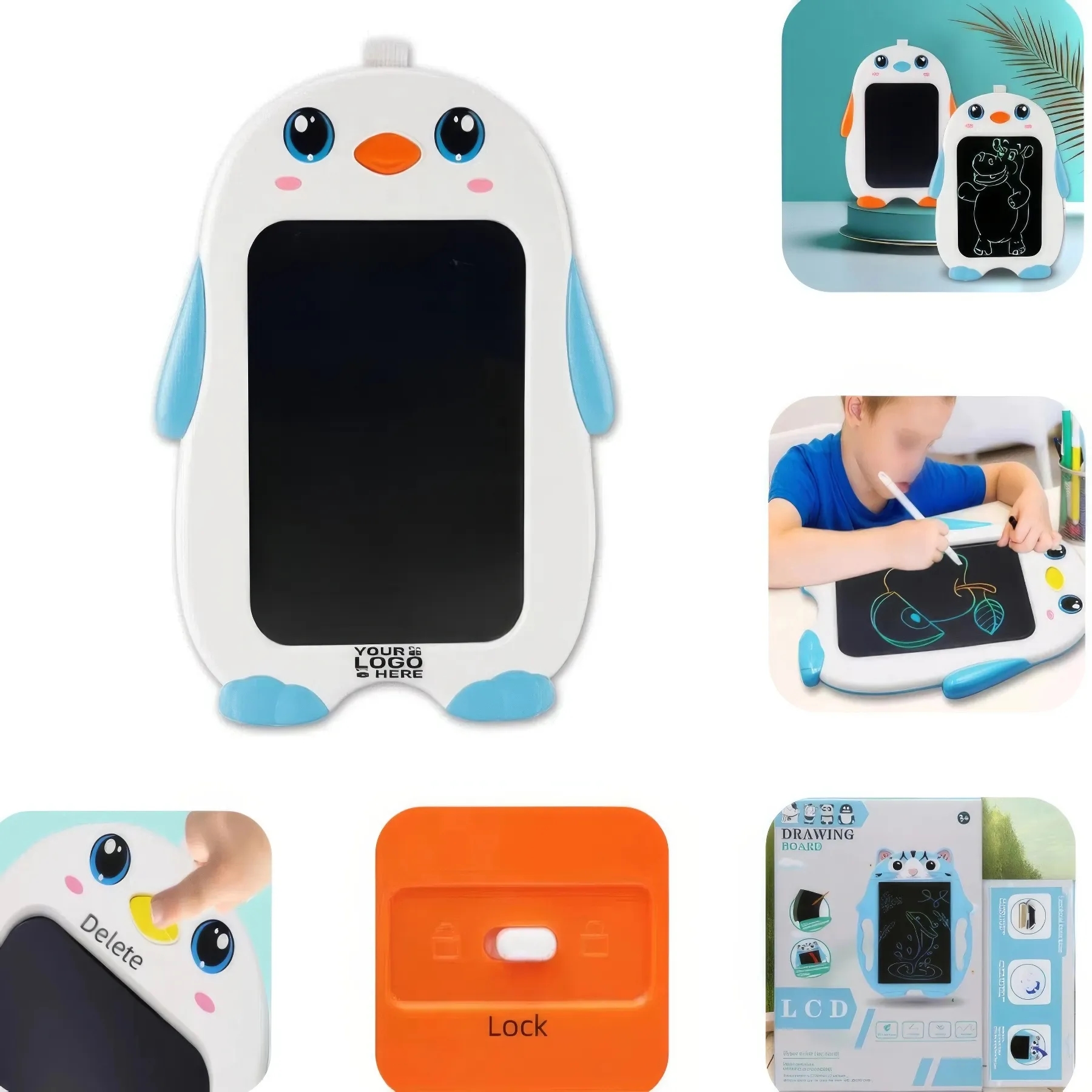 Penuins Designed Lcd Drawing Pad 2