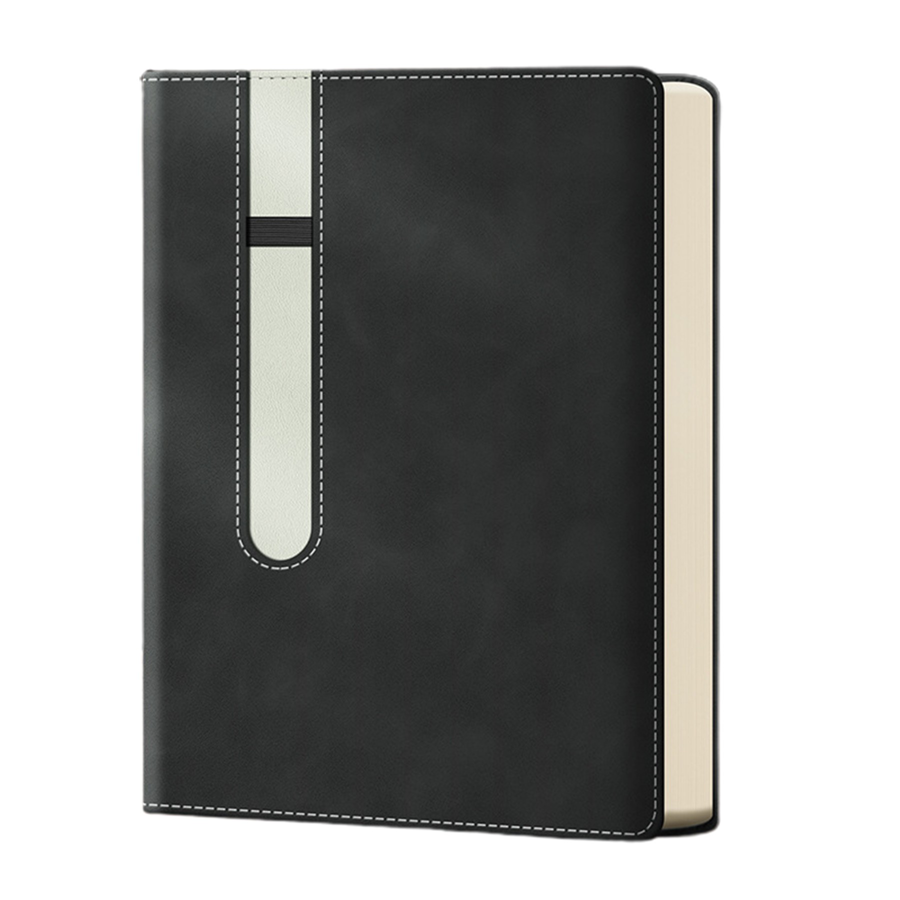 B5 Pu Leather Cover Notebook W/ Pen Holder 6