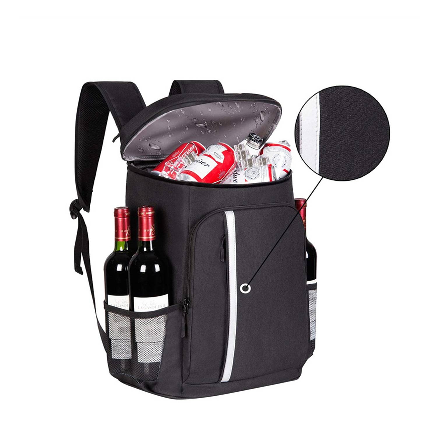 32L Portable Insulated Polyester Cooler Backpack 5