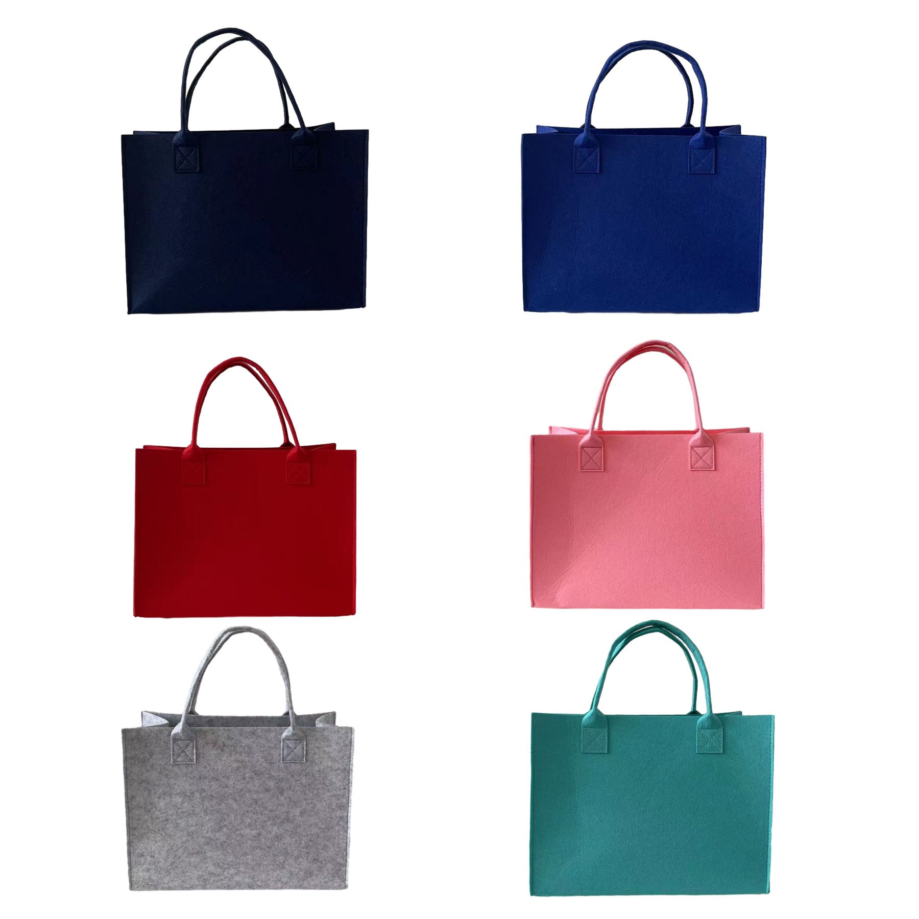 Fashionable Portable Felt Tote Bag 2