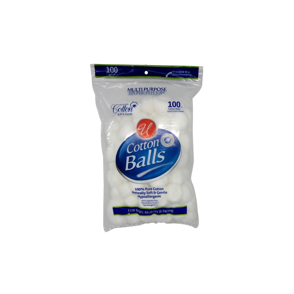 Cotton Balls - Hypoallergenic 100% Cotton 1