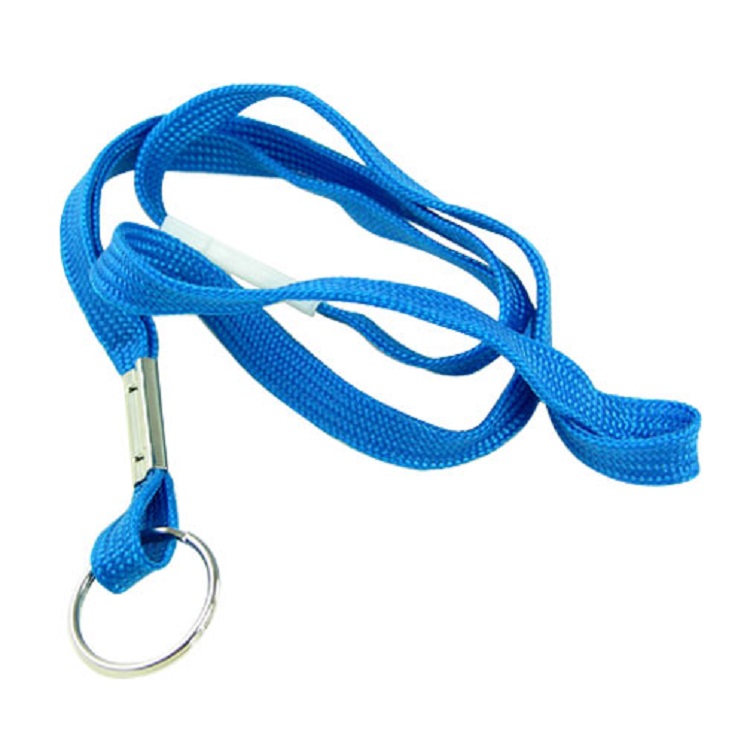 3/8" x 36" Flat Nylon Breakaway Lanyard with Split Ring 5