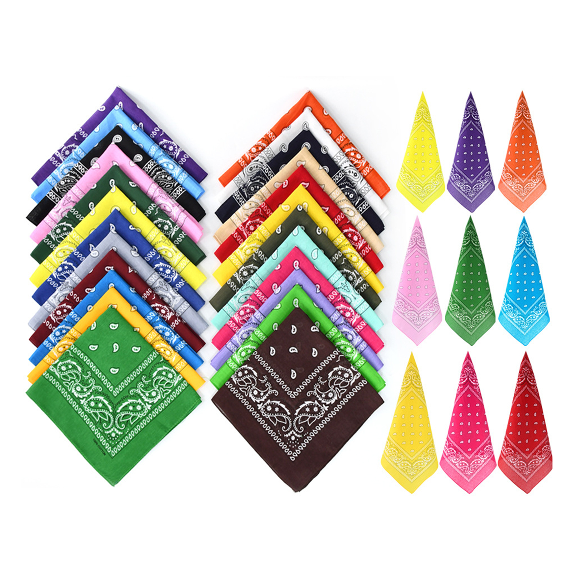 Full Color 22" Sublimation Square Bandanas 2