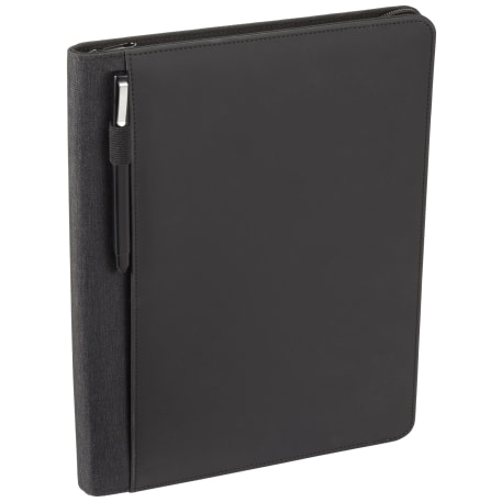 FSC® Mix Vienna Heathered Zippered Padfolio 4