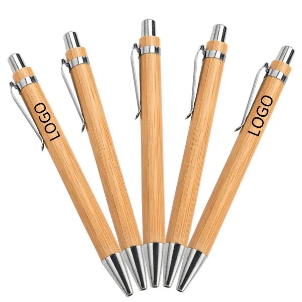 Eco-Friendly Bamboo Click Ballpoint Pen 1