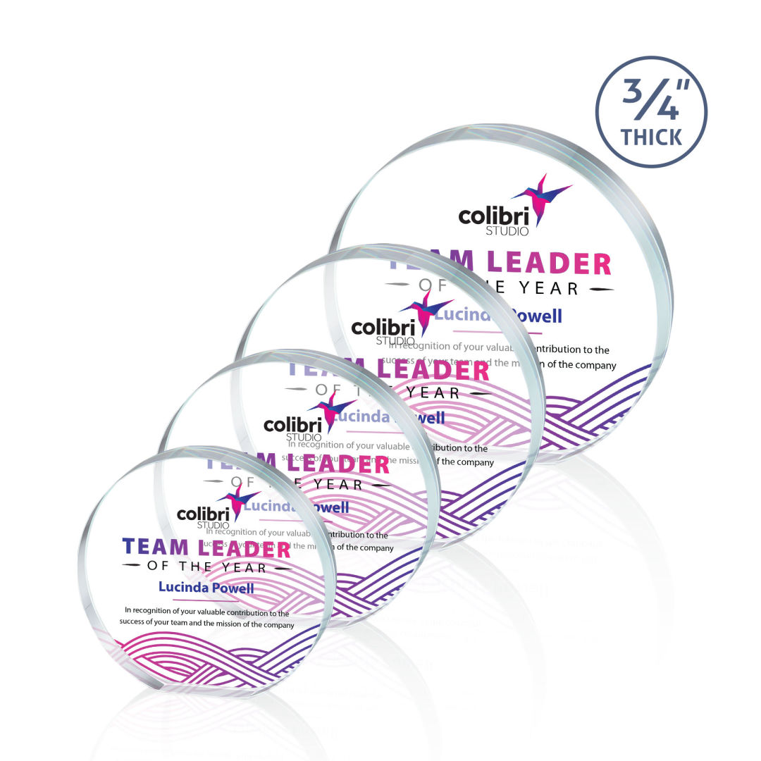 Gainsborough Circle VividPrint™ Award - Clear