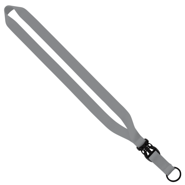 3/4" Polyester Lanyard with Slide Buckle Release & Split-Ring 30