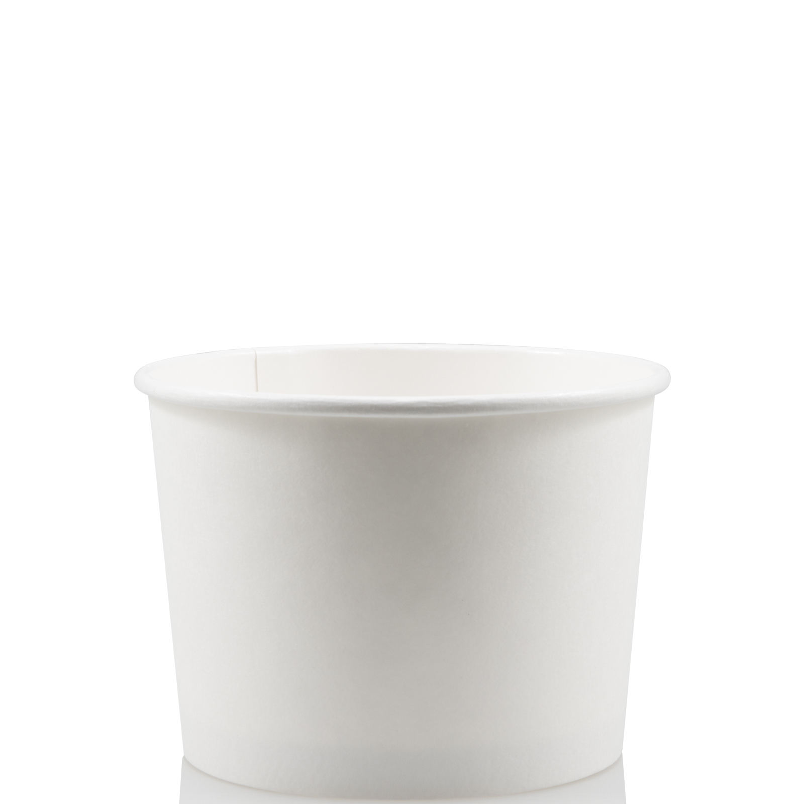 16 oz Food Container Paper White Digital Print 2