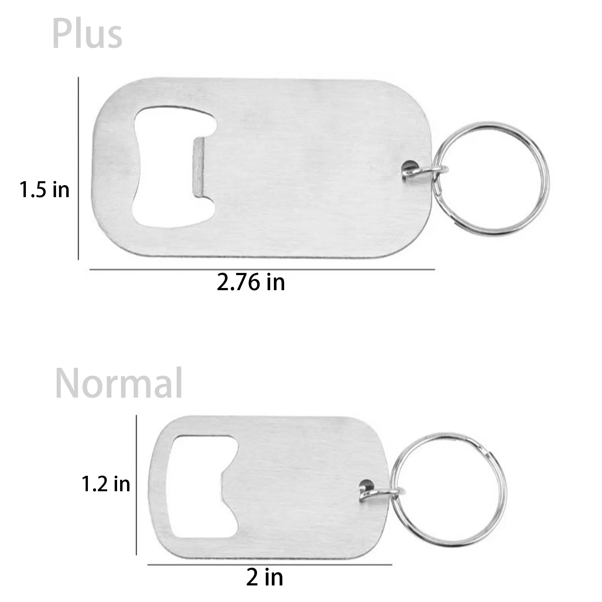 MOQ 50 Stainless Steel Multifunctional Bottle Opener Keychai 3