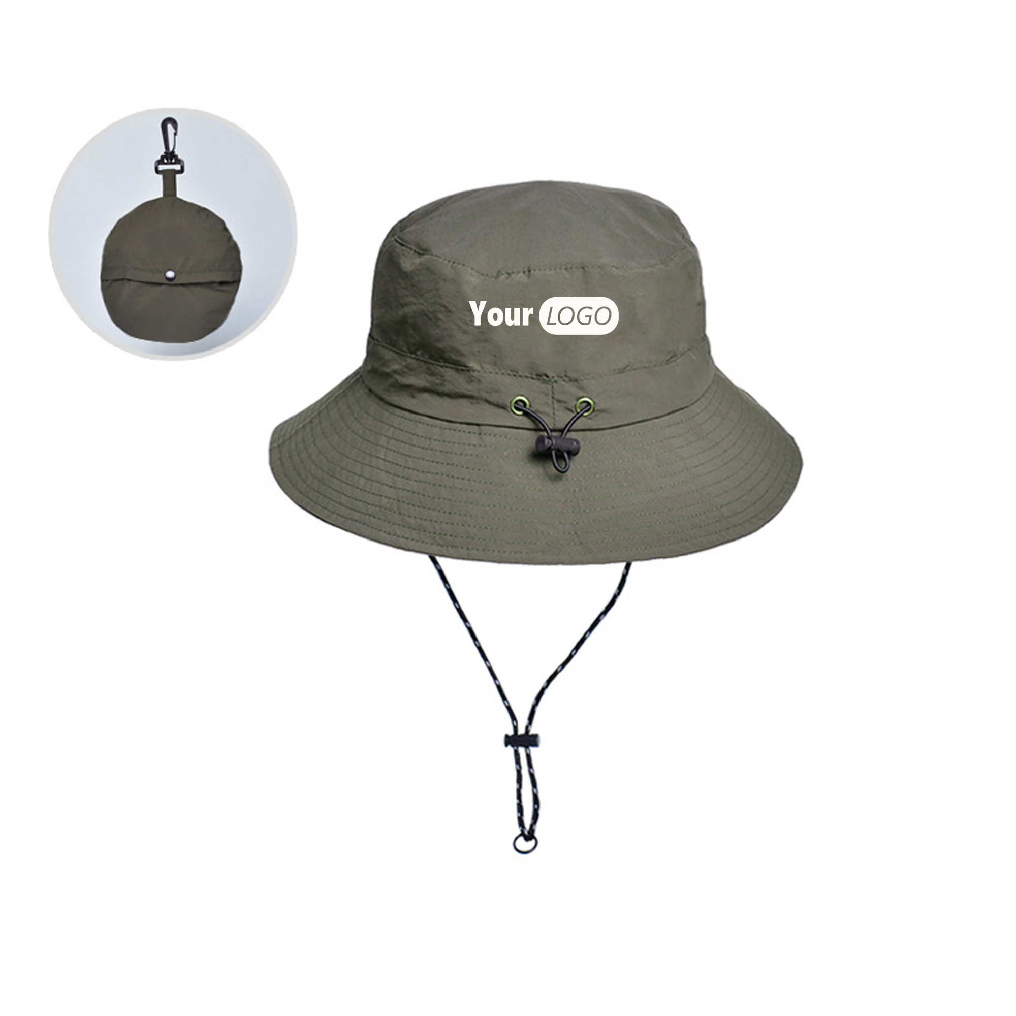 Adjustable Wide Brim Bucket Hat 10