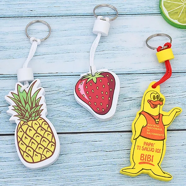 Oval Shaped Eva Foam Floating Keytag 2