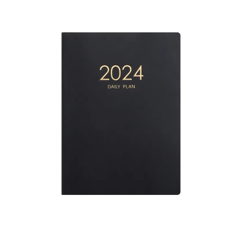 A4 Lined Daily 2025 PU Journal Planner Notebook Thick Page 3