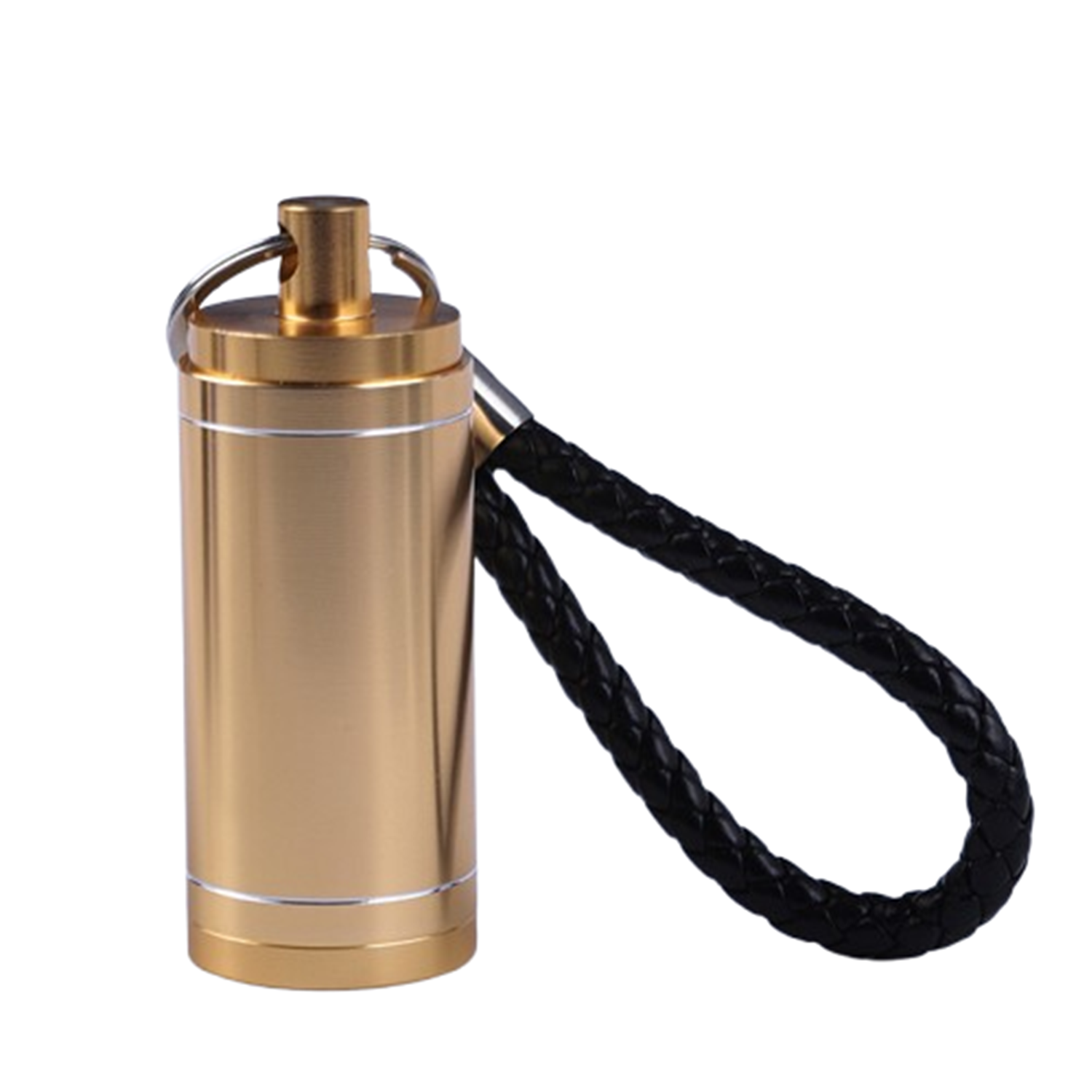 Portable Mini Metal Cylinder Ashtray Keychain 16