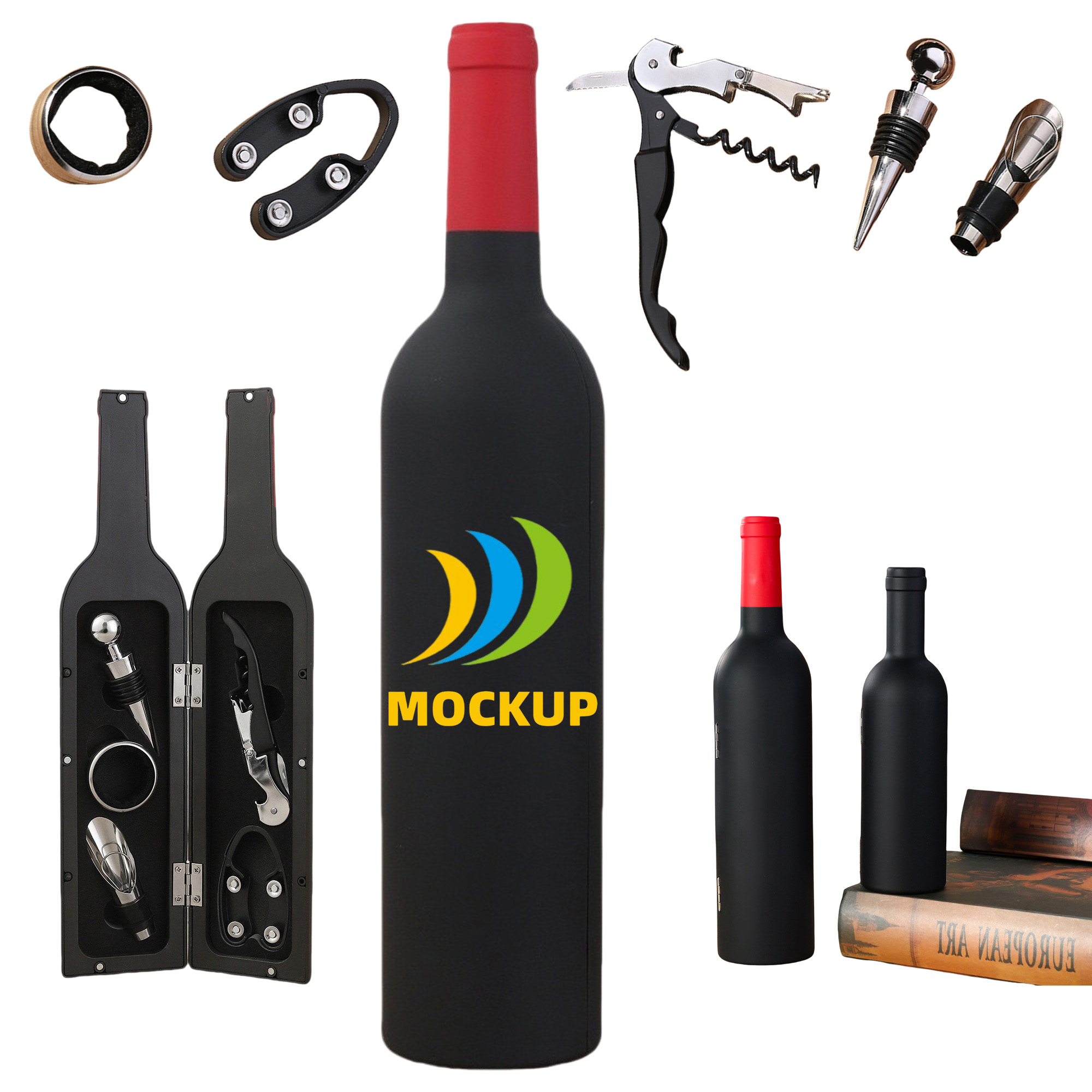 Red Wine Bottle Opener Set 2