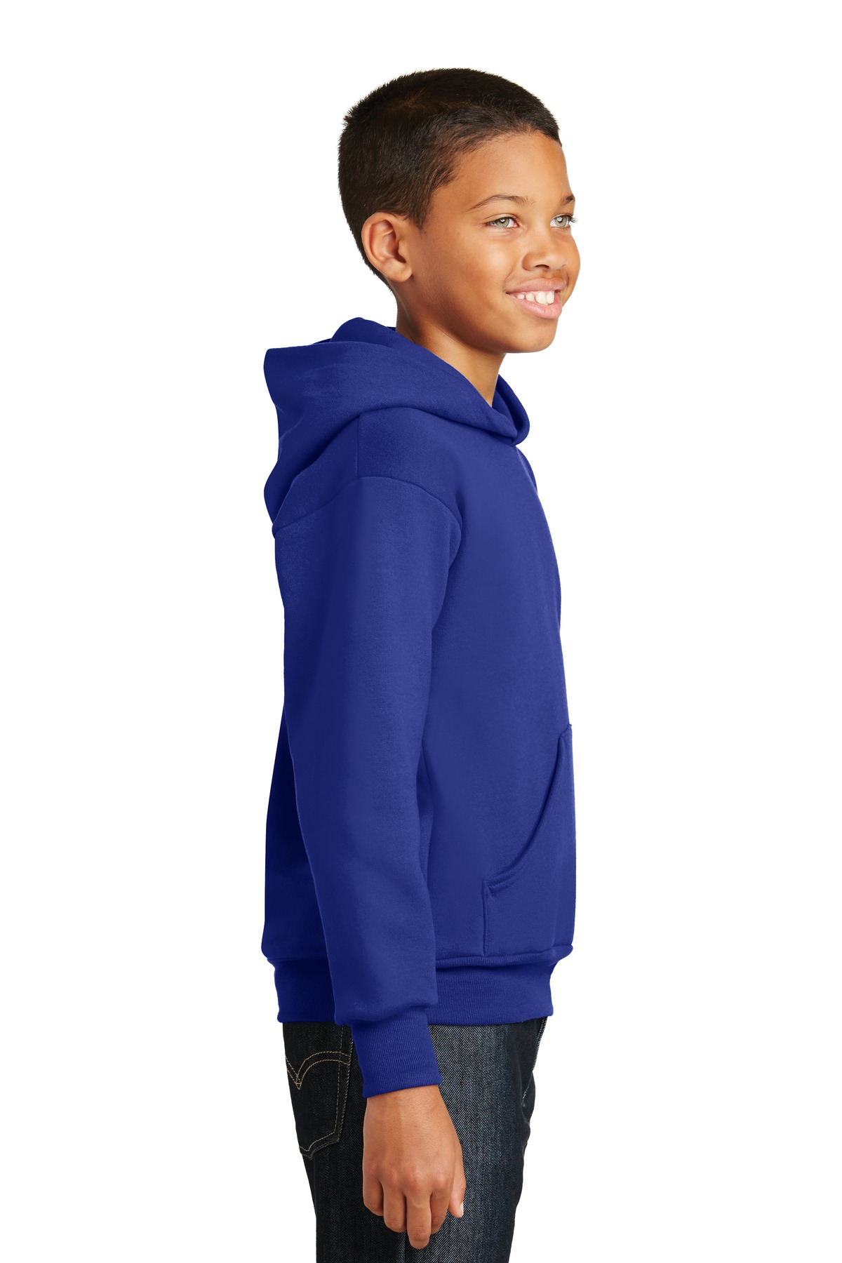Hanes® Youth EcoSmart Pullover Hooded Sweatshirt 12