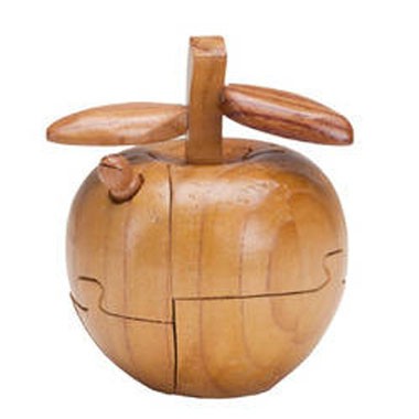 Wooden Apple 3D Puzzle 2