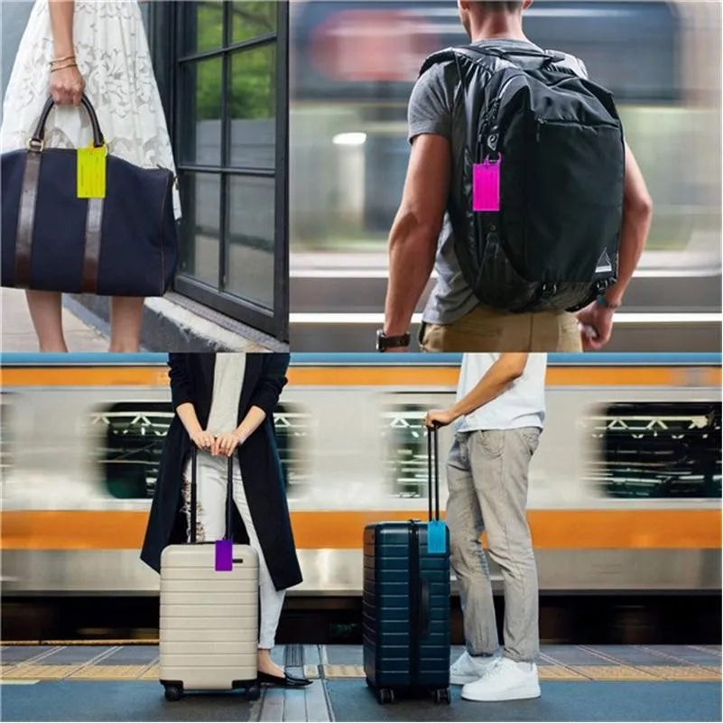 PVC In Pocket Bag & Luggage Tags With Loop Strap 3