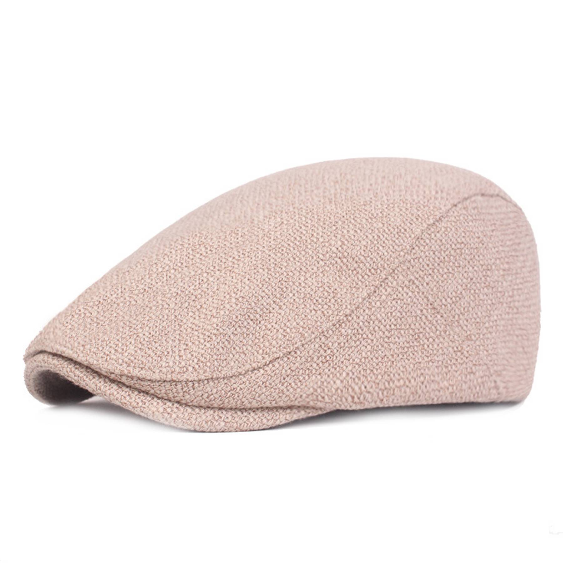Men's Linen Newsboy Flat Cap 1