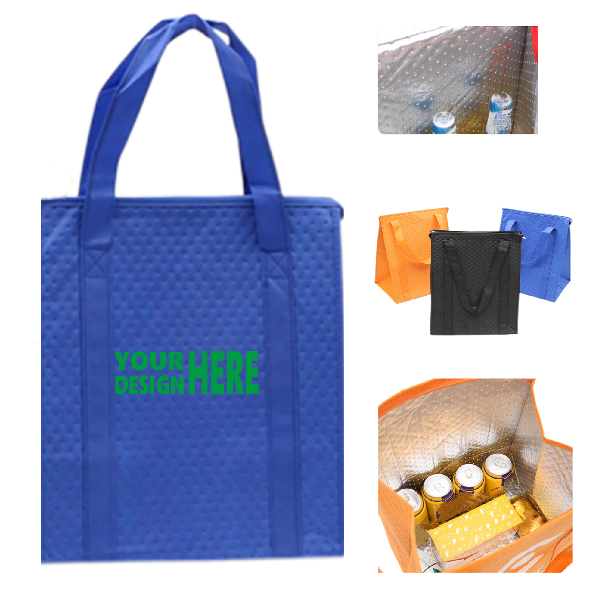 Reusable Insulated Tote Bag ®C Non-Woven Material 2
