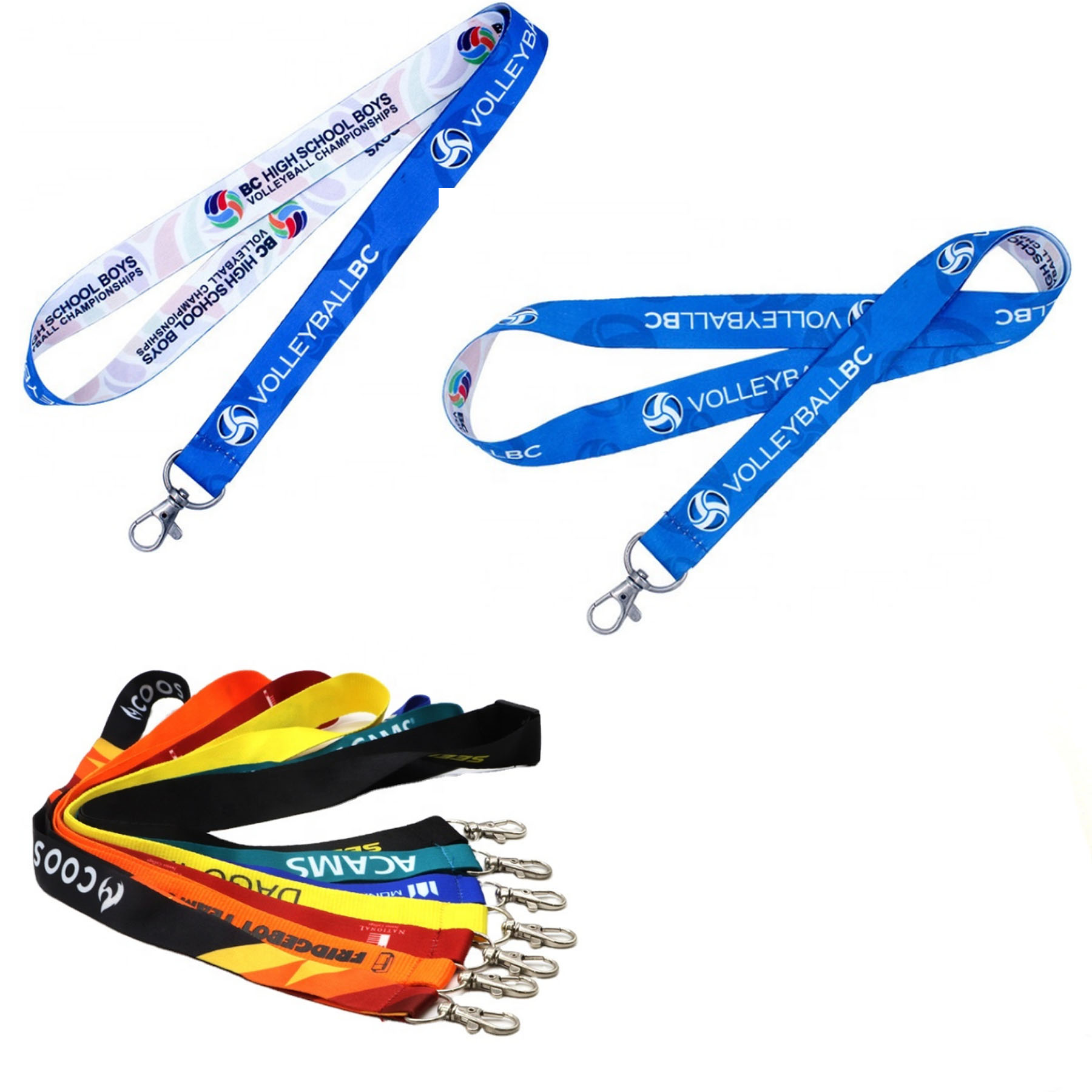 Customized Polyester Metal Buckle Lanyards 1