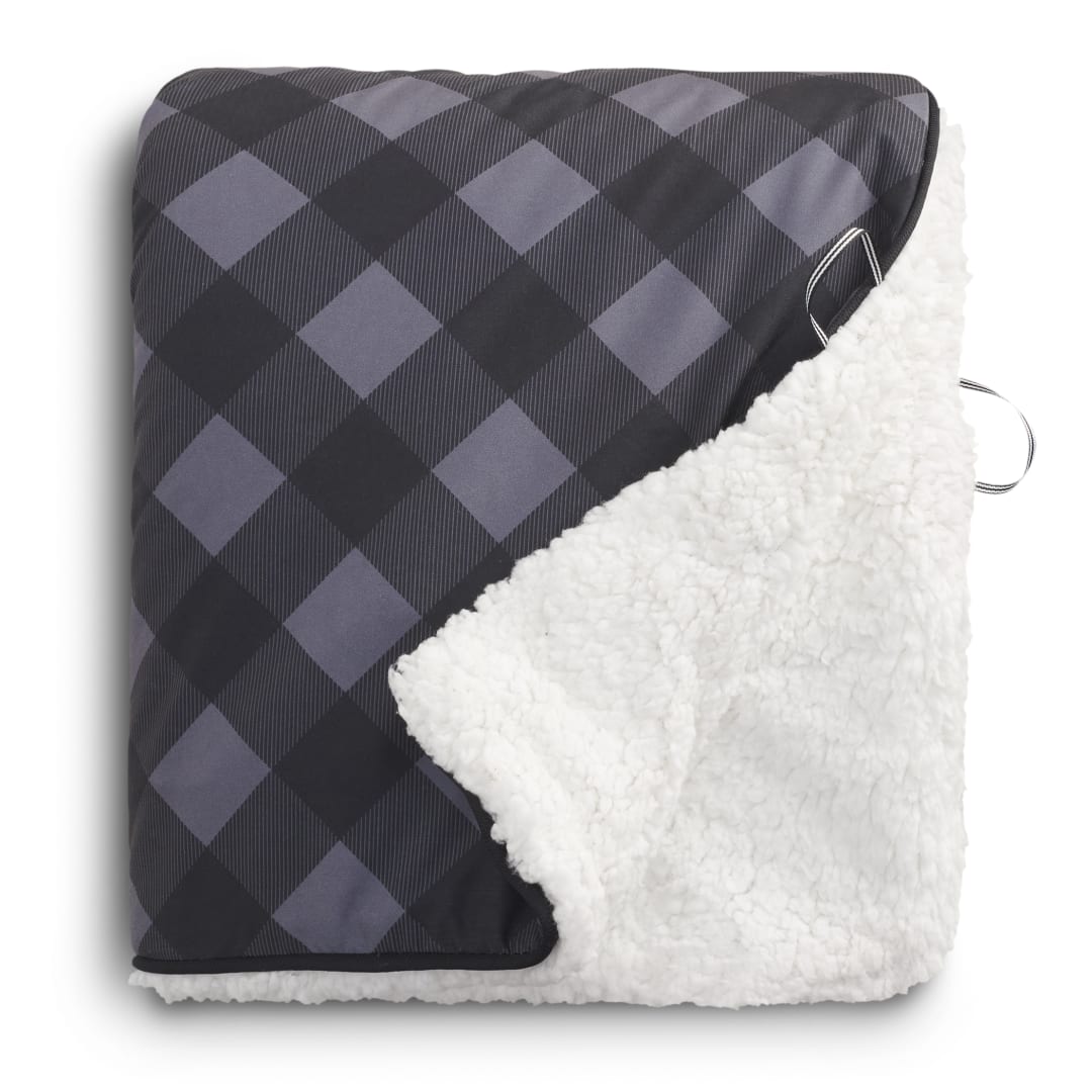 High Sierra Roll-Up Puffy Sherpa Blanket 82